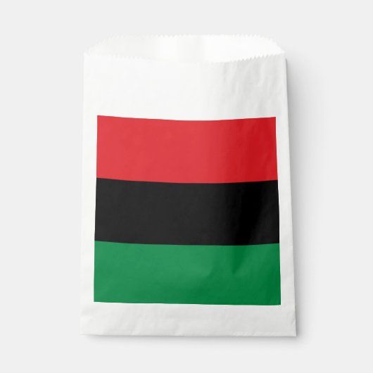 Sachets En Papier Drapeau panafricain de l'UNIA (Devant)