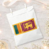 Sachets En Papier Drapeau Sri Lanka (Coupé)
