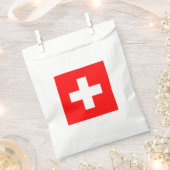 Sachets En Papier Drapeau suisse (Suisse) (Coupé)