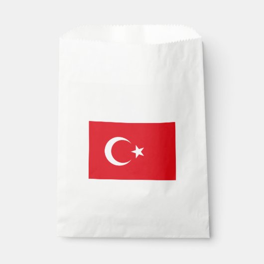 Sachets En Papier Drapeau turc (Turquie) (Devant)