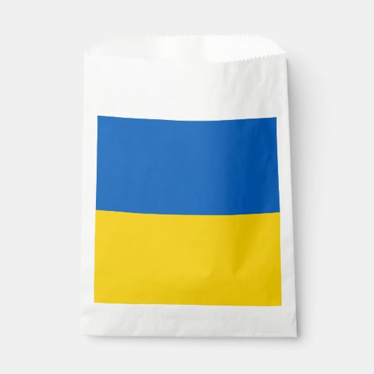 Sachets En Papier Drapeau ukrainien (Devant)