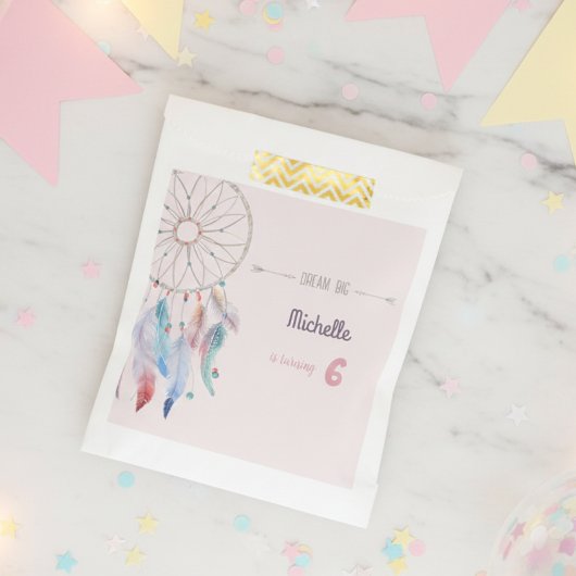 Sachets En Papier Dream Big Boho Dreamcatcher Anniversaire