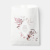 Sachets En Papier Dreamy Foliage Mariage Bourgogne ID817 (Devant)