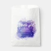 Sachets En Papier dreamy pastel sky splash business merci pour (Devant)