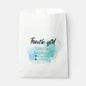 Sachets En Papier dreamy pastel sky splash business merci pour (Devant)