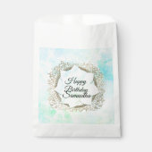 Sachets En Papier Dreamy Pastels Lotus Flower Custom Anniversaire (Devant)