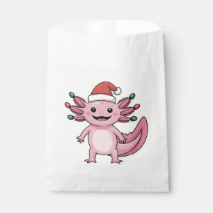 Sachets En Papier Drôle de chapeau de Noël Santa Axolotl Xmas tenue