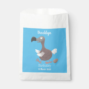 Sachets En Papier Drôle dessin animé d'oiseau de dodo