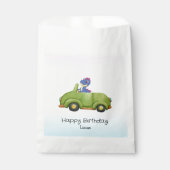 Sachets En Papier Drôle dinosaure antique voiture B2S anniversaire d (Devant)