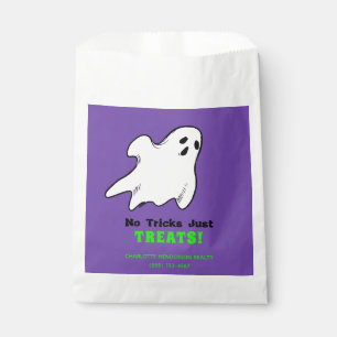 Sachets En Papier Drôle Ghost immobilier traitement d'Halloween