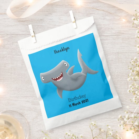 Sachets En Papier Drôle mignon requin marteau dessin animé (Coupé)