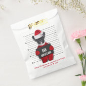 Sachets En Papier Drôle Mugshot Noël Mauvais Père Noël Chien (Scellé)
