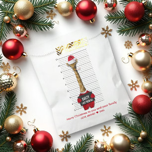 Sachets En Papier Drôle Noël Mugshot Guilty Giraffe