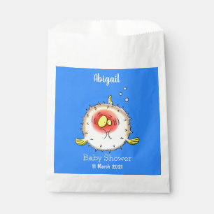 Sachets En Papier Drôle poisson poivron porc-épic caricature poisson