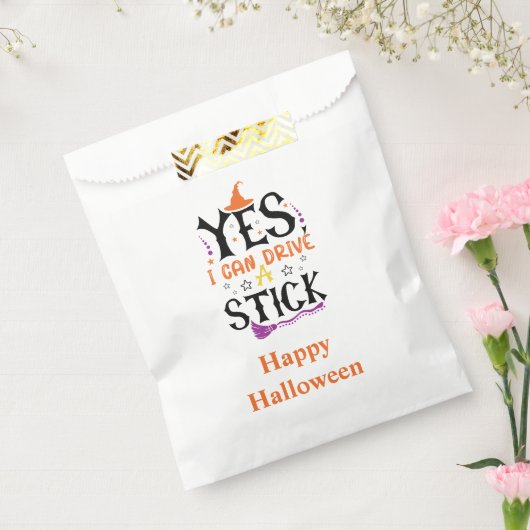 Sachets En Papier Drôle Sorcière Halloween Oui Je Peux Conduire Un B (Scellé)