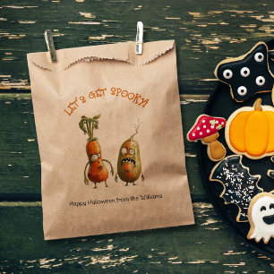 Sachets En Papier Drôle zombie légumes Halloween