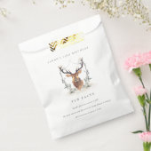 Sachets En Papier Dusky Deer Floral Crest Faits amusants N'importe q (Scellé)