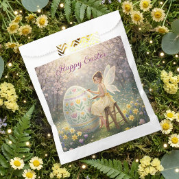 Sachets En Papier Easter Fairy Painting Egg Spring
