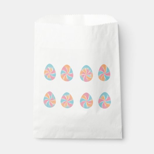 Sachets En Papier Easter Tie-Dye eggs mid-tone soft pattern (Devant)
