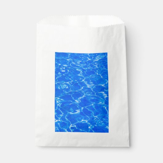 Sachets En Papier Eau Bleue Fraîche (Devant)