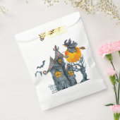 Sachets En Papier Eau couleur Sorcière et maison éffrayante Hallowee (Scellé)