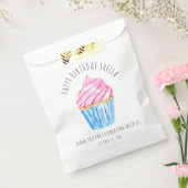 Sachets En Papier eau mignonne cupcake rose glaçage doux (Scellé)