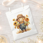 Sachets En Papier Écart avec tournesol (Coupé)