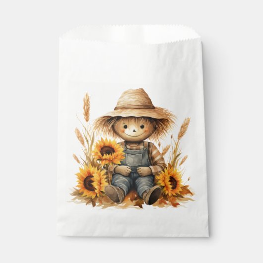 Sachets En Papier Écart avec tournesol (Devant)