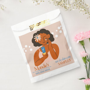 Sachets En Papier Échantillons de salon d'affaires d'esthéticienne e