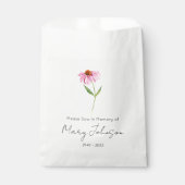 Sachets En Papier Echinacea | Sachet de graines simple Funérailles (Devant)