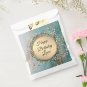 Sachets En Papier Ecrasage de Stardust sur Blue Birthday Personnalis (Scellé)