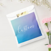 Sachets En Papier Écriture de script modifiable moderne | Ombre colo (Scellé)