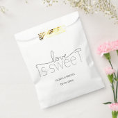 Sachets En Papier écriture simple et élégante L'amour est la faveur (Scellé)