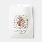 Sachets En Papier Écureuil et Merci de feuillage (Devant)