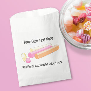 Sachets En Papier Edinburgh Rock - Sweet Scottish Candy - texte pers