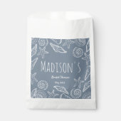 Sachets En Papier Editable Seashells & Star Fish Coastal Bridesmaid (Devant)