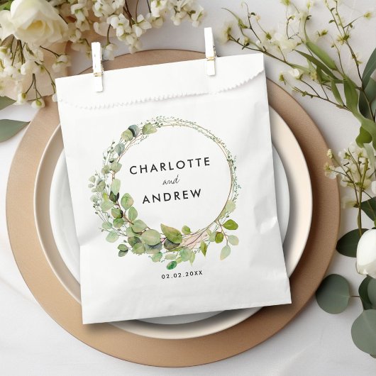 Sachets En Papier Eeucalyptus simple et élégant