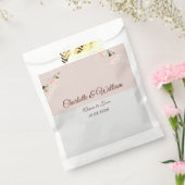 Sachets En Papier Effets violets et gris doux avec fleur (Scellé)