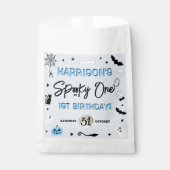 Sachets En Papier ÉFFRAYANT ! Boys Halloween 1er fête d'anniversaire (Devant)