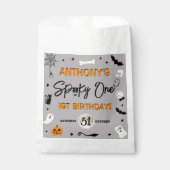 Sachets En Papier ÉFFRAYANT ! Fête du 1er anniversaire d'Halloween (Devant)