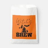 Sachets En Papier Éffrayant Hauné Maison & Sorcière Silhouette | (Devant)