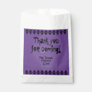 Sachets En Papier Éffrayant Joyeux Halloween Letters | Violet/Noir