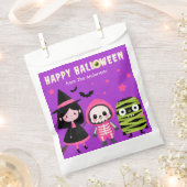 Sachets En Papier Éffrayant Mash Monstre Purple Joyeux Halloween (Coupé)