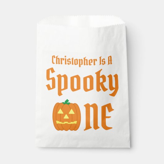 Sachets En Papier Éffrayant un 1er anniversaire (Devant)