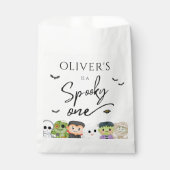 Sachets En Papier Éffrayant un Halloween 1er Anniversaire (Devant)