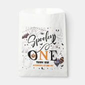 Sachets En Papier Éffrayant Un Halloween 1er Anniversaire Fête Migno (Devant)