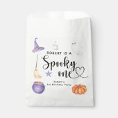 Sachets En Papier Éffrayant Un Halloween Premier anniversaire (Devant)