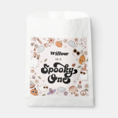 Sachets En Papier Éffrayant Un Halloween Super 1er anniversaire (Devant)