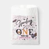 Sachets En Papier Éffrayant Une Fille Halloween 1er Anniversaire Fêt (Devant)
