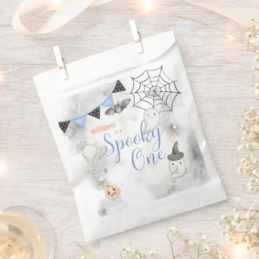 Sachets En Papier Éffrayant Une Mignonne Halloween Ghost 1ère fête d (Coupé)